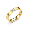 Herren Schmuckring mit elegantem Zirkonia-Besatz und modernem Design Shop Nory