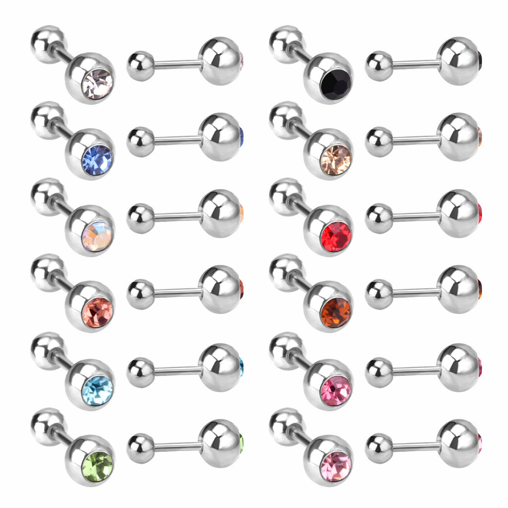 Damen Bauchnabelpiercing mit bunten Kristallanhängern Shop Nory