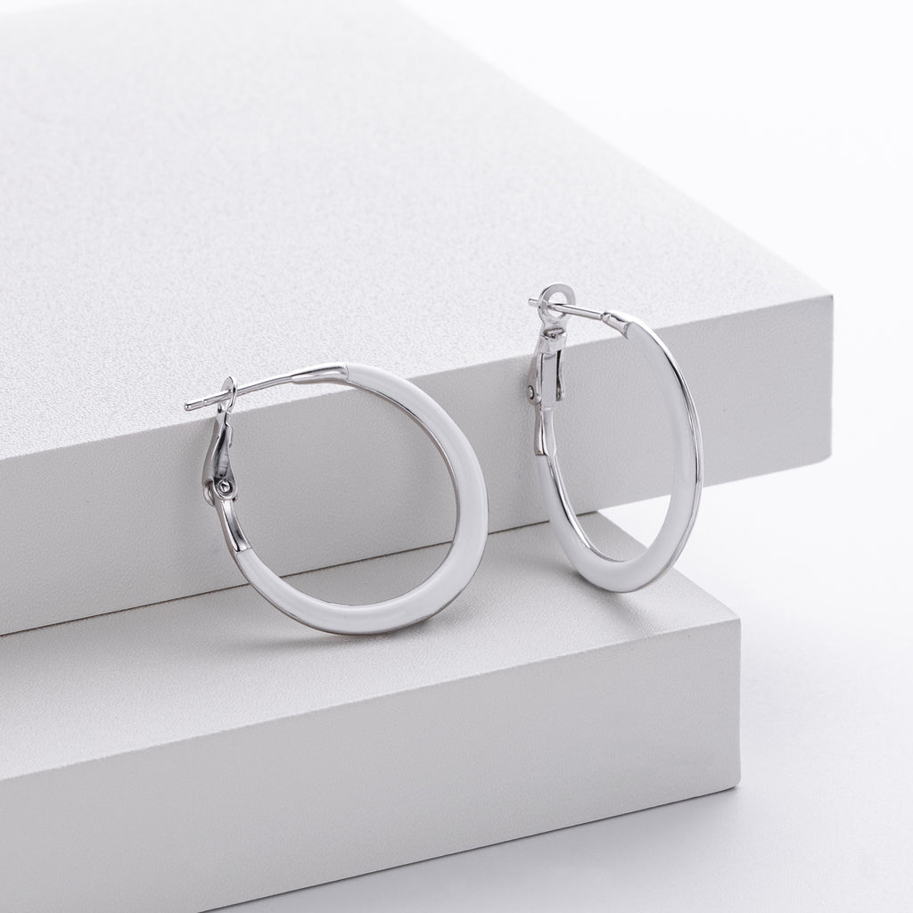 Damen Ohrcreolen aus hochwertigem 925 Sterling Silber Shop Nory