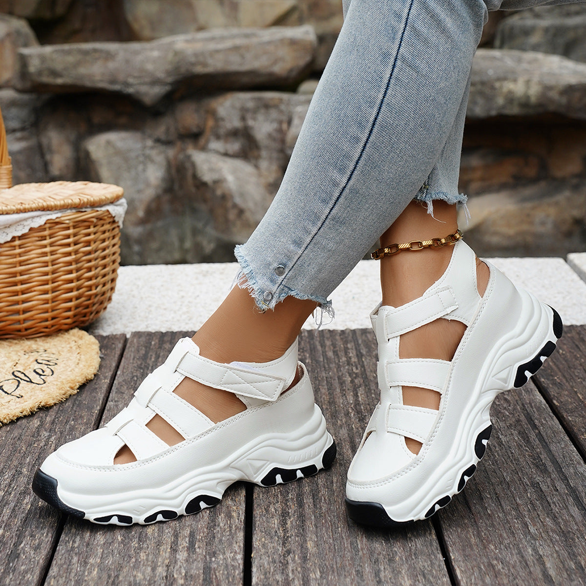 Damen bequeme Sport-Sandalen mit modischem Design