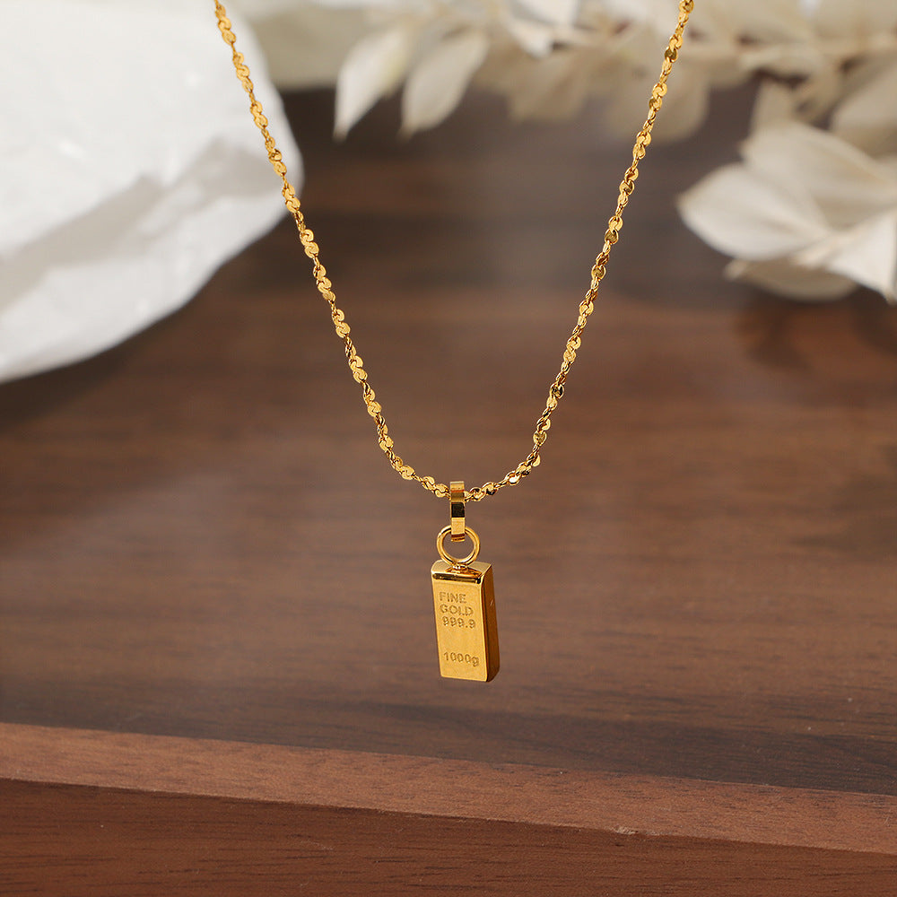 Damen elegante Kette mit minimalistischen Anhängern Shop Nory