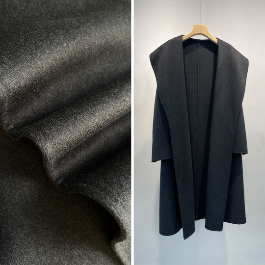 Damen Luxe Langhaarmantel aus Wolle-Mischung Shop Nory