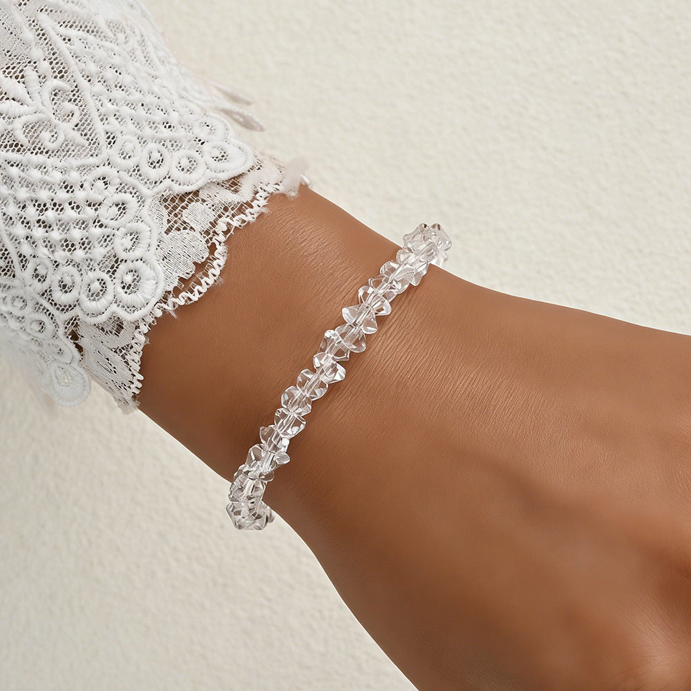 Damenarmband aus funkelnden Kristallperlen Shop Nory