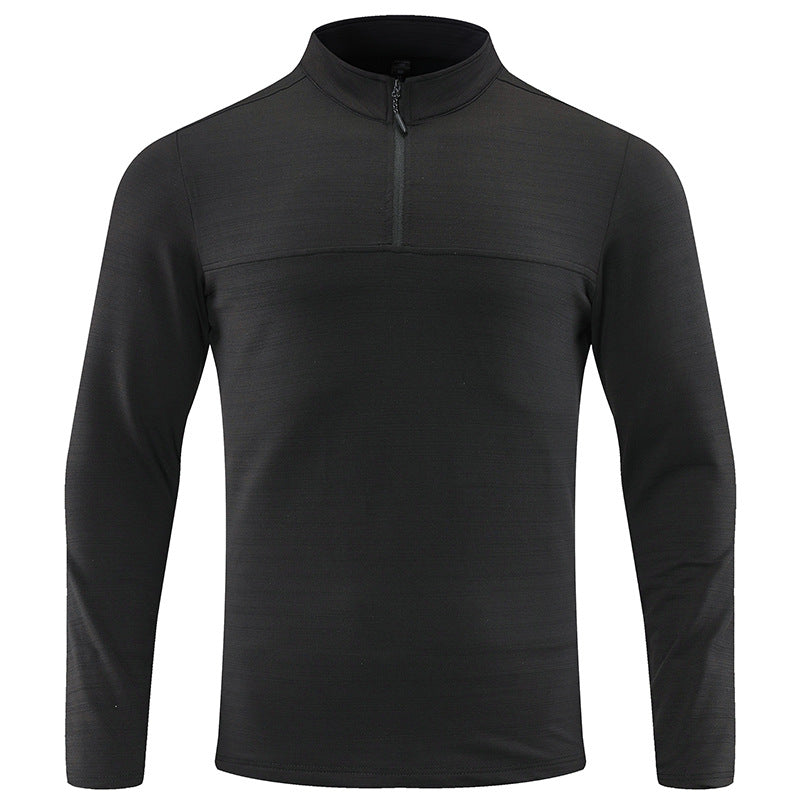 Herren Funktions-Halbzip-Langarmshirt mit Stehkragen und atmungsaktivem Stretchmaterial Shop Nory