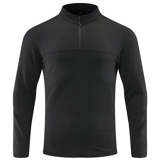 Herren Funktions-Halbzip-Langarmshirt mit Stehkragen und atmungsaktivem Stretchmaterial Shop Nory
