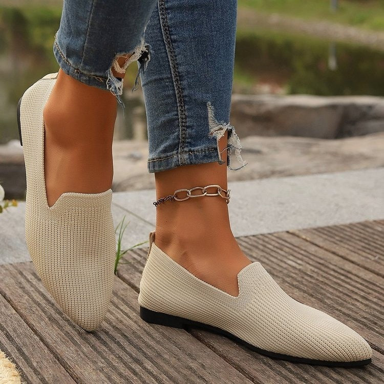 Damen Slipper mit atmungsaktivem Netzmaterial und bequemer Laufsohle