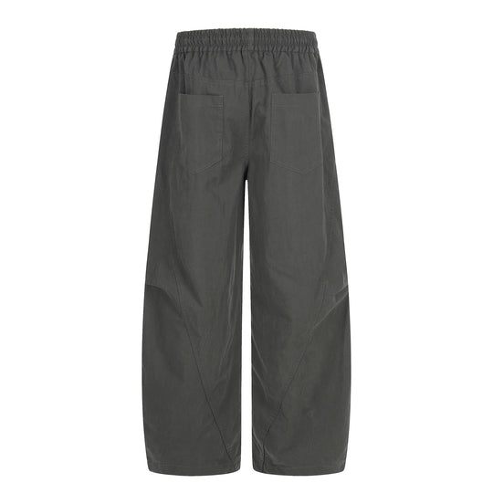 Damen Weite Culotte‑Hose mit elastischem Tunnelzugbund und großen Eingrifftaschen Shop Nory