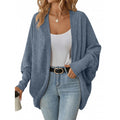 Damen lässige Strickjacke mit oversized Schnitt und lässigen Ärmeln