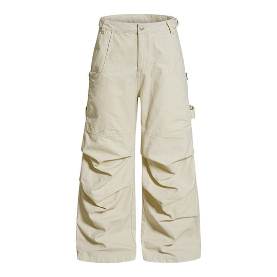 Damen Weite Cargo-Hose mit verstärkten Kniepartien und Multifunktions-Taschen Shop Nory