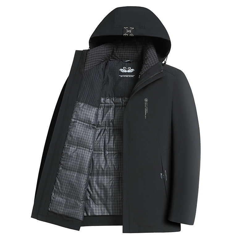 Herren Softshell-Parka mit gesteppter Thermofütterung und Kapuze Shop Nory