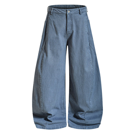 Damen Weite hochgeschnittene Jeansculotte im Ballon‑Schnitt Shop Nory
