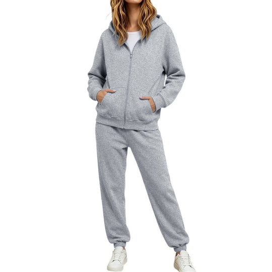 Damen Komfortabler Kapuzenpullover und Jogginghose Set Shop Nory