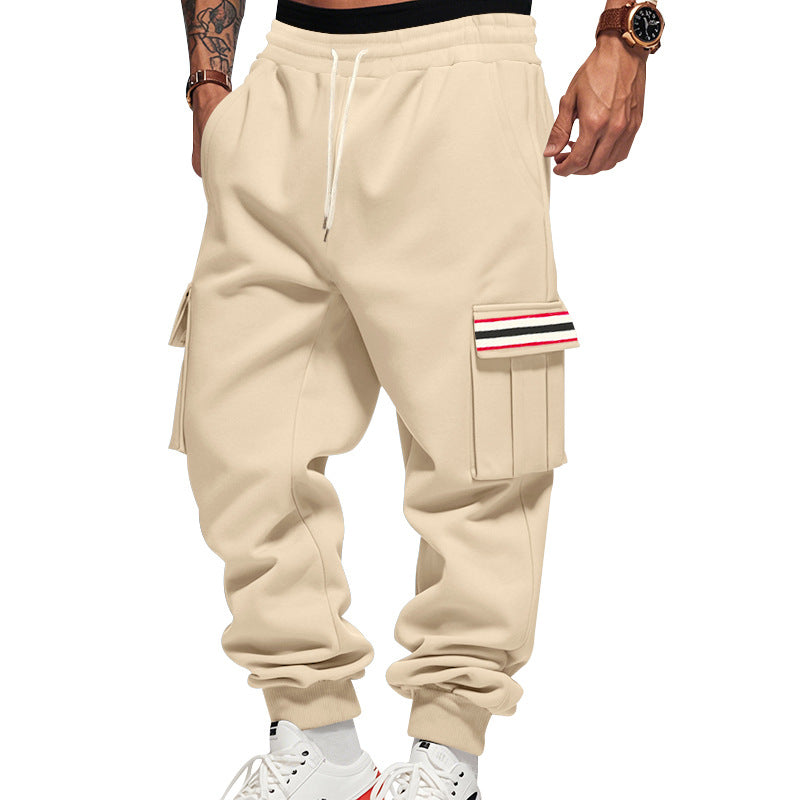 Herren Cargo-Jogginghose mit Mehrfachtaschen und Kordelzug Shop Nory