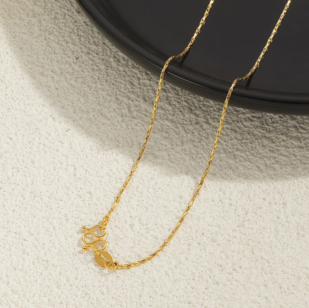 Damen filigrane Gliederkette mit elegantem Verschluss Shop Nory