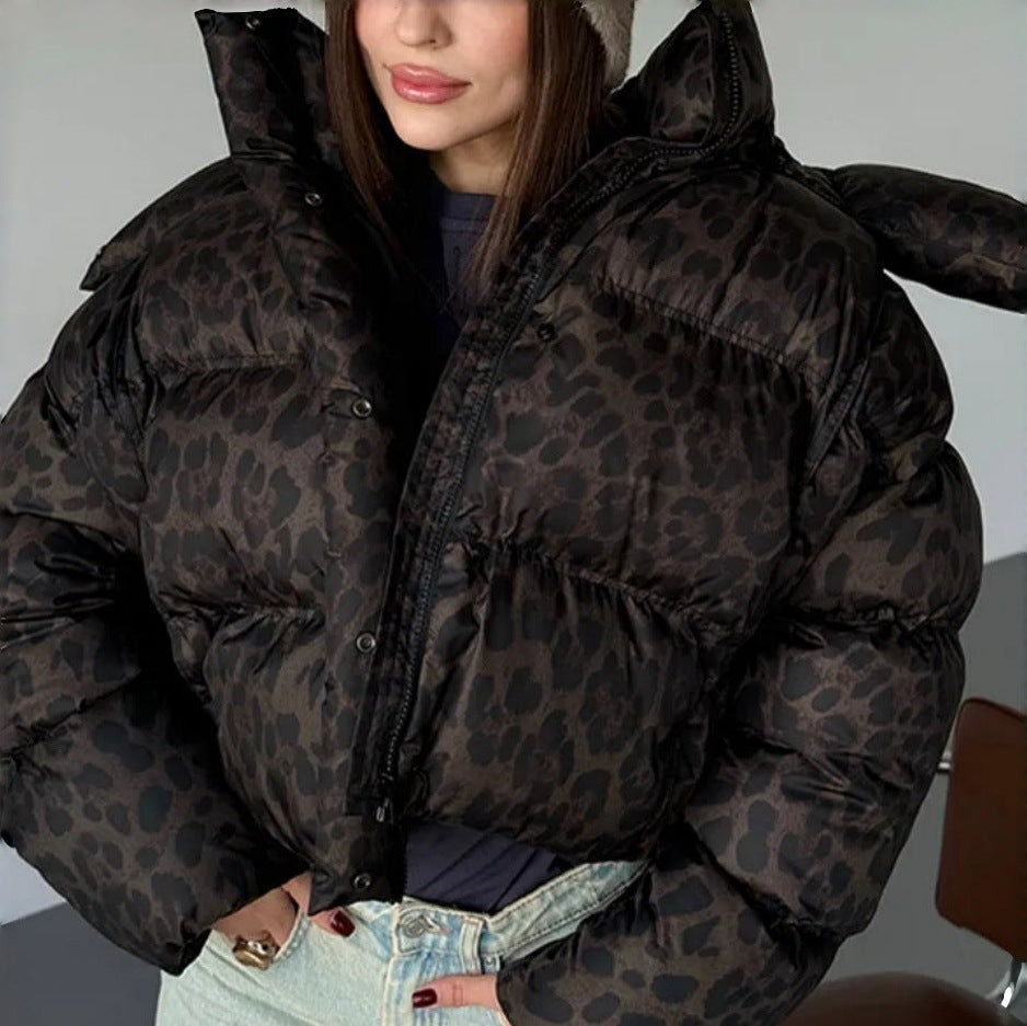 Damen Modische Kurzjacke mit Steppdetails