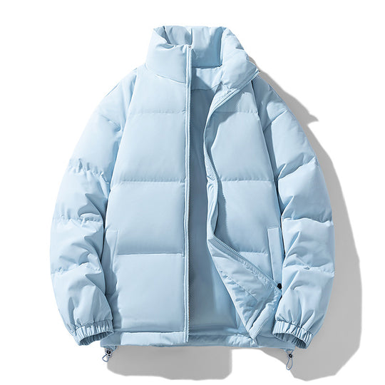 Herren Gepolsterte Pufferjacke mit hohem Stehkragen, winddichter Außenlage und verstellbarem Kordelzugsaum Shop Nory