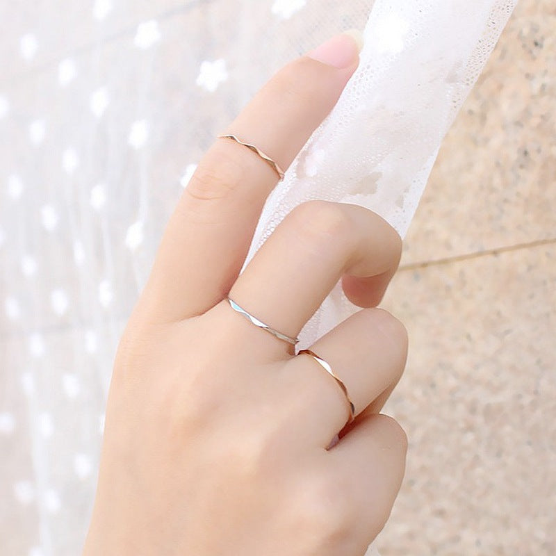 Damen Ring mit kunstvollem geometrischen Muster Shop Nory