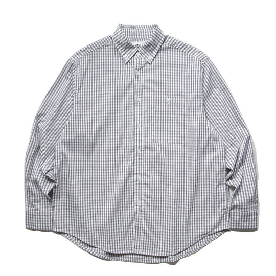 Herren Oversize-Kariertes Hemd im Boxy-Cut mit Button-Down-Kragen und gerundetem Saum Shop Nory