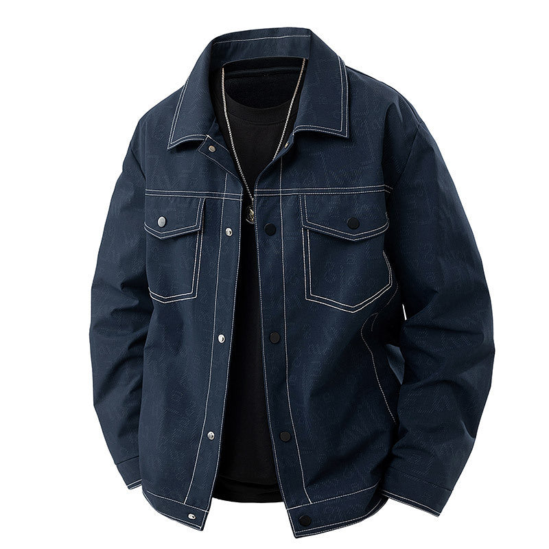Herren Modische Denim Jacke Shop Nory