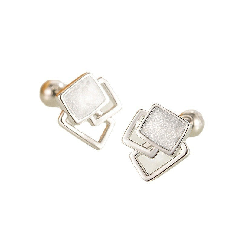 Damen Ohrstecker mit modernem geometrischem Design Shop Nory
