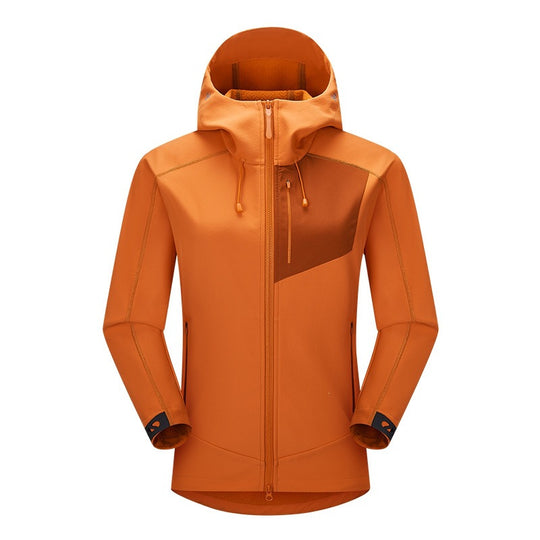 Herren Softshell-Trekkingjacke mit Kapuze atmungsaktiv winddicht dehnbar Shop Nory