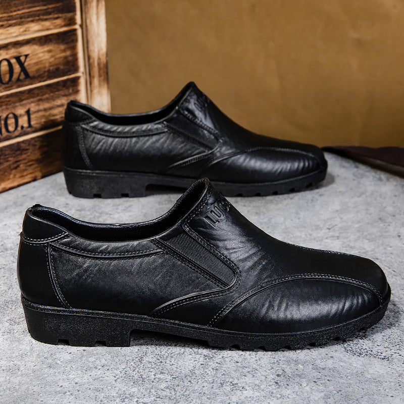 Herren Elegante Slip-On Business-Halbschuhe mit elastischen Einsätzen und rutschfester Profilsohle Shop Nory