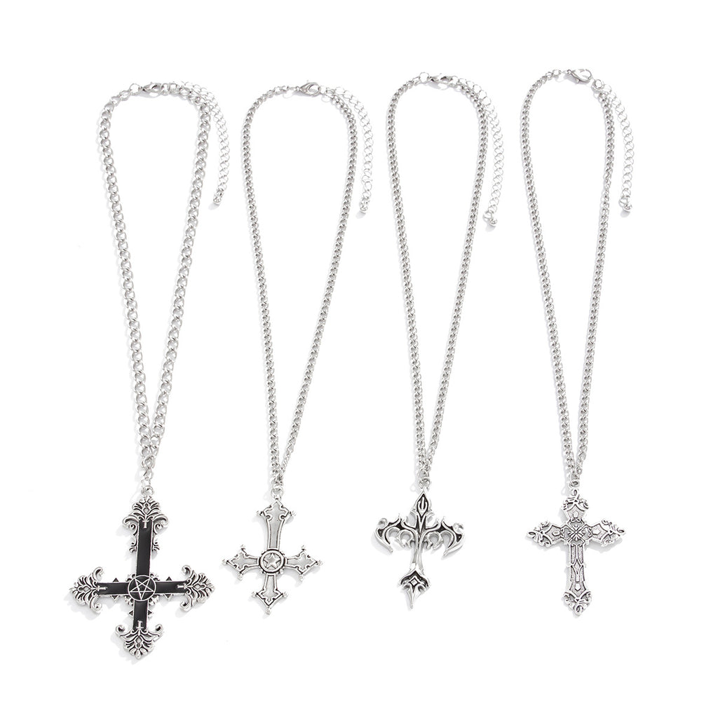 Damen Ketten Schmuckset mit filigranen Kreuzanhängern Shop Nory