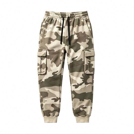 Herren Cargohose im Jogger-Stil mit elastischem Bund, Kordelzug und Mehrfachtaschen Shop Nory