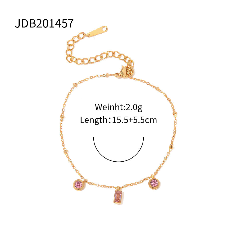 Damen Halskette mit funkelnden Zirkonia-Elementen und elegantem Design Shop Nory