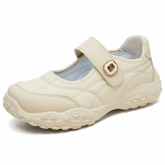 Damen nan sportive Mary-Jane Freizeitschuh mit verstellbarem Klettverschluss, gepolstertem Knöchelkragen und profiliertem Outdoor-Laufsohlen-System Shop Nory