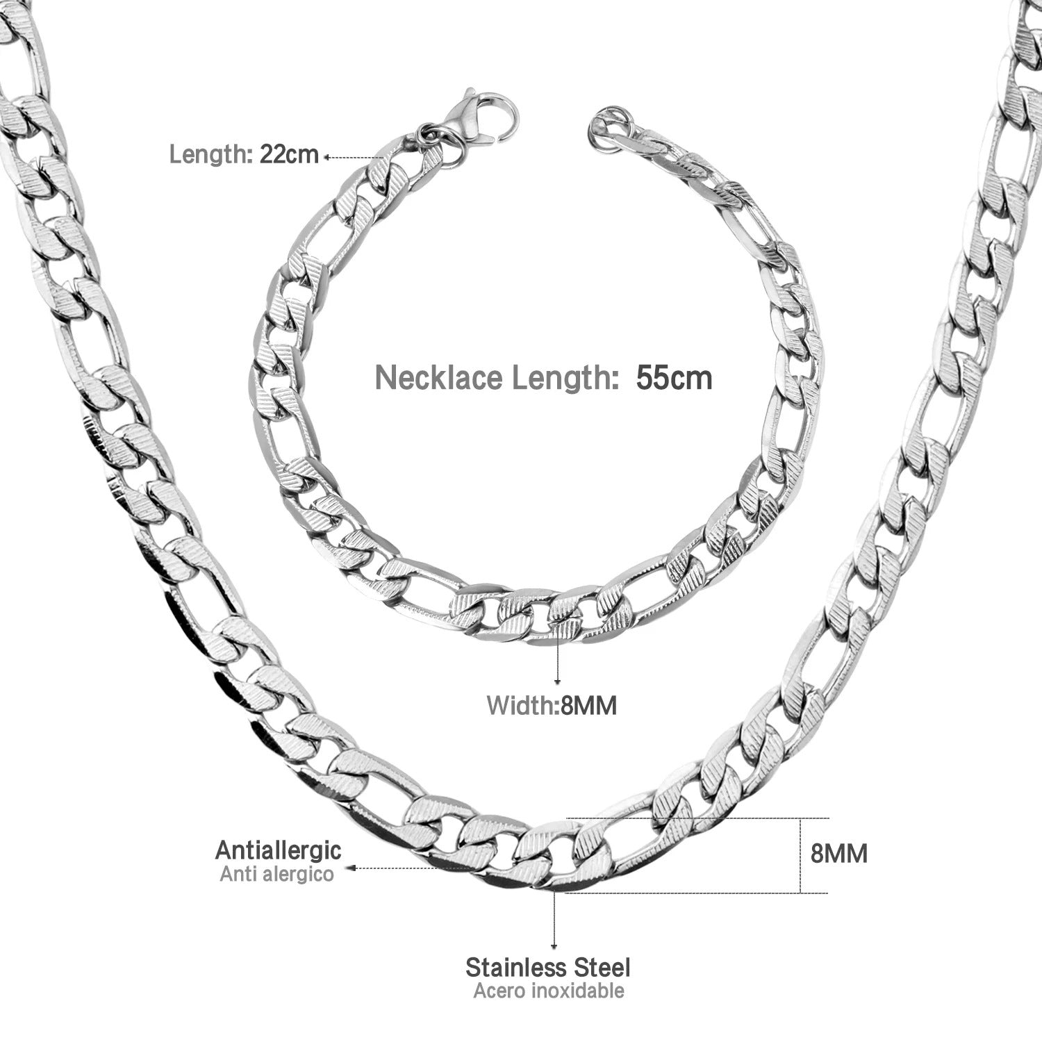 Damen edelstahl Armband mit goldplattierten Glieder-Design und verstellbarem Verschluss Shop Nory