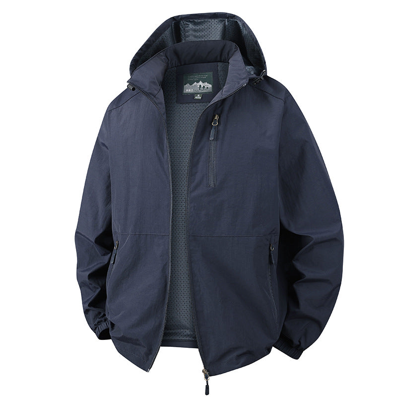 Herren Leichte Winddichte Outdoorjacke Shop Nory