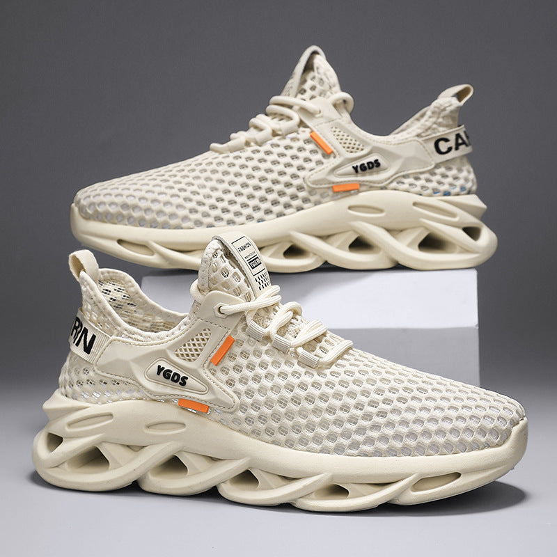 Herren Atmungsaktiver Knit-Sneaker mit elastischem Einstieg und skulpturaler Hohlkammer-Sohle Shopy Nory