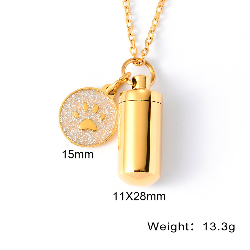 Damen Kette mit stilvollem Anhänger im Tiermotiv und personalisierbarem Medaillon Shop Nory