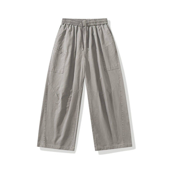 Damen weite Cargo-Hose mit elastischem Bund und Tunnelzug Shop Nory