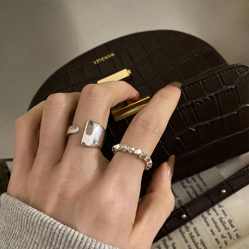 Damen Offener Ring mit innovativem geometrischem Design Shop Nory