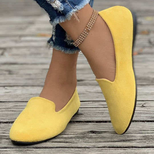 Damen Mokassins aus hochwertigem Wildleder mit elegantem Schnitt