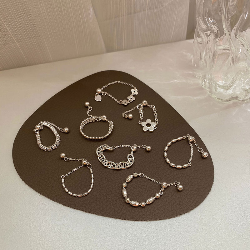 Damenarmband aus hochwertigem Edelstahl mit ovalen Gliedern Shop Nory