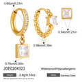 Damen Ohrhänger mit funkelnden Zirkonia und elegantem Kugeldesign Shop Nory