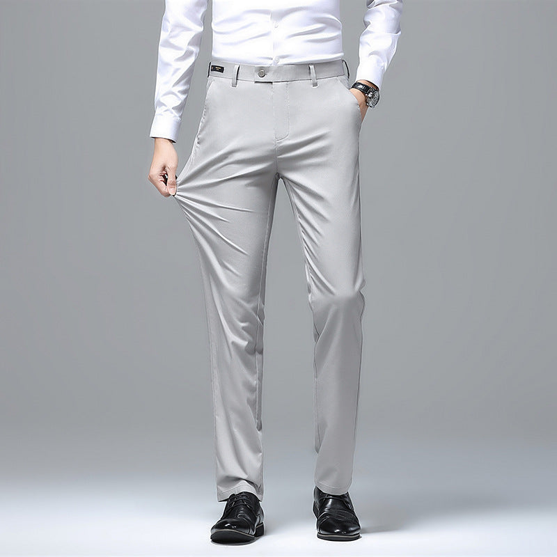 Herren Elegante Business-Chino mit Stretchkomfort und schlankem Bügelsaum Shop Nory