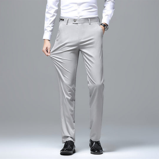 Herren Elegante Business-Chino mit Stretchkomfort und schlankem Bügelsaum Shop Nory
