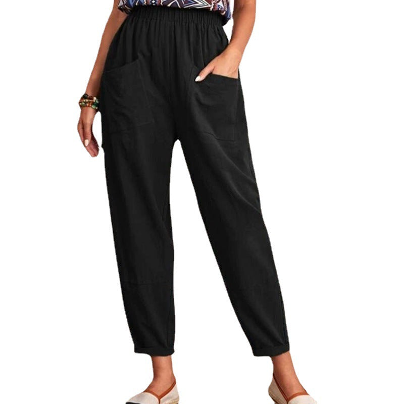 Damen Komfortable und elegante Freizeithose Shopnory