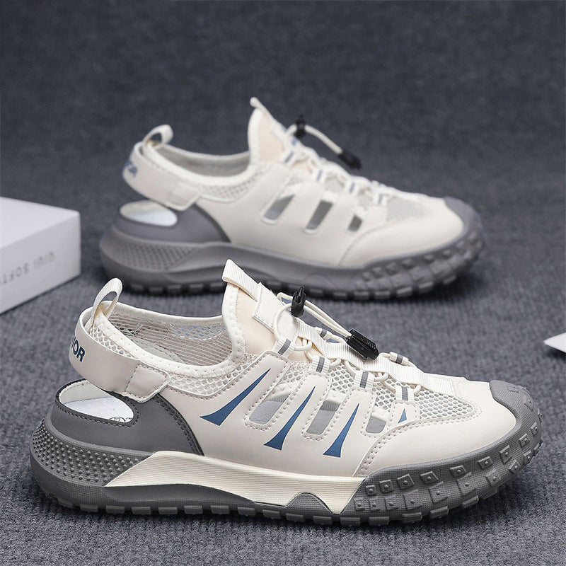 Herren Outdoor-Sandalen mit atmungsaktiven Mesh-Einsätzen und rutschfester Sohle