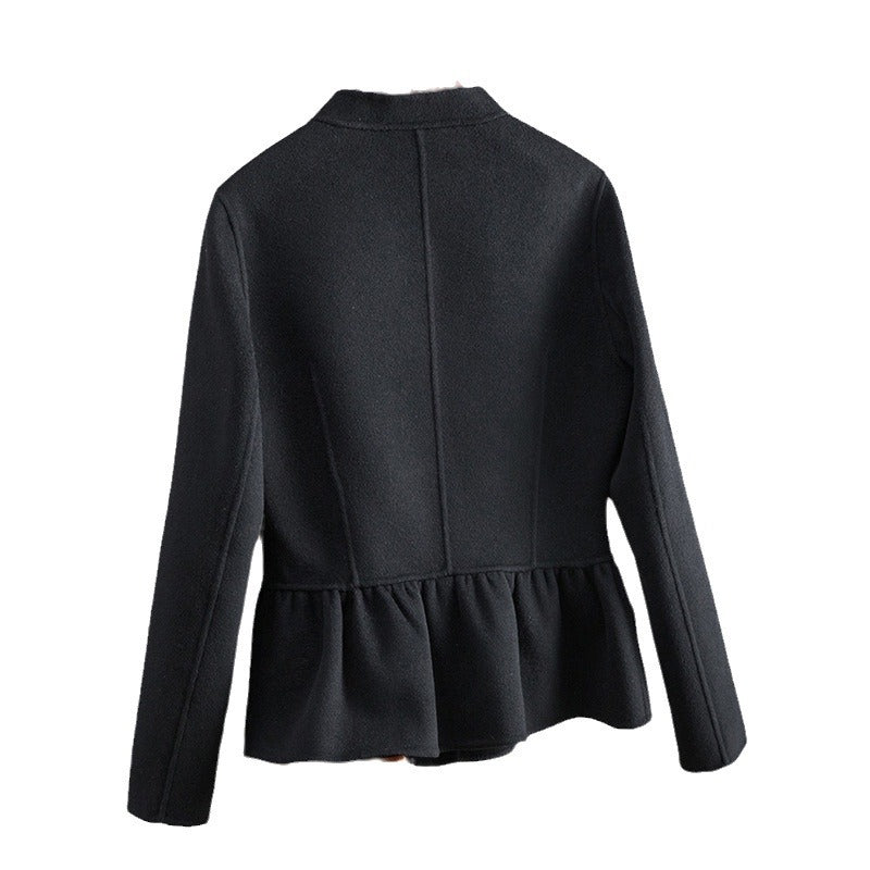 Damen Modische Blazerjacke mit peplum Schnitt Shop Nory