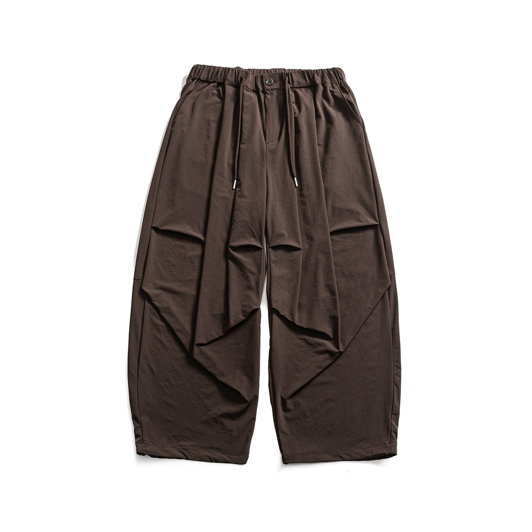 Damen Weite Cropped-Cargo-Culotte mit Tunnelzugbund und Falten-Detail Shop Nory