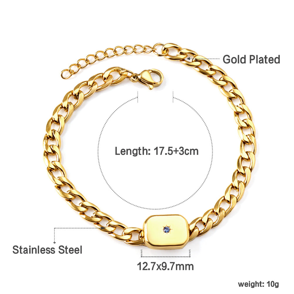 Damen Schmuckarmband mit edlem Design und funkelndem Akzent Shop Nory