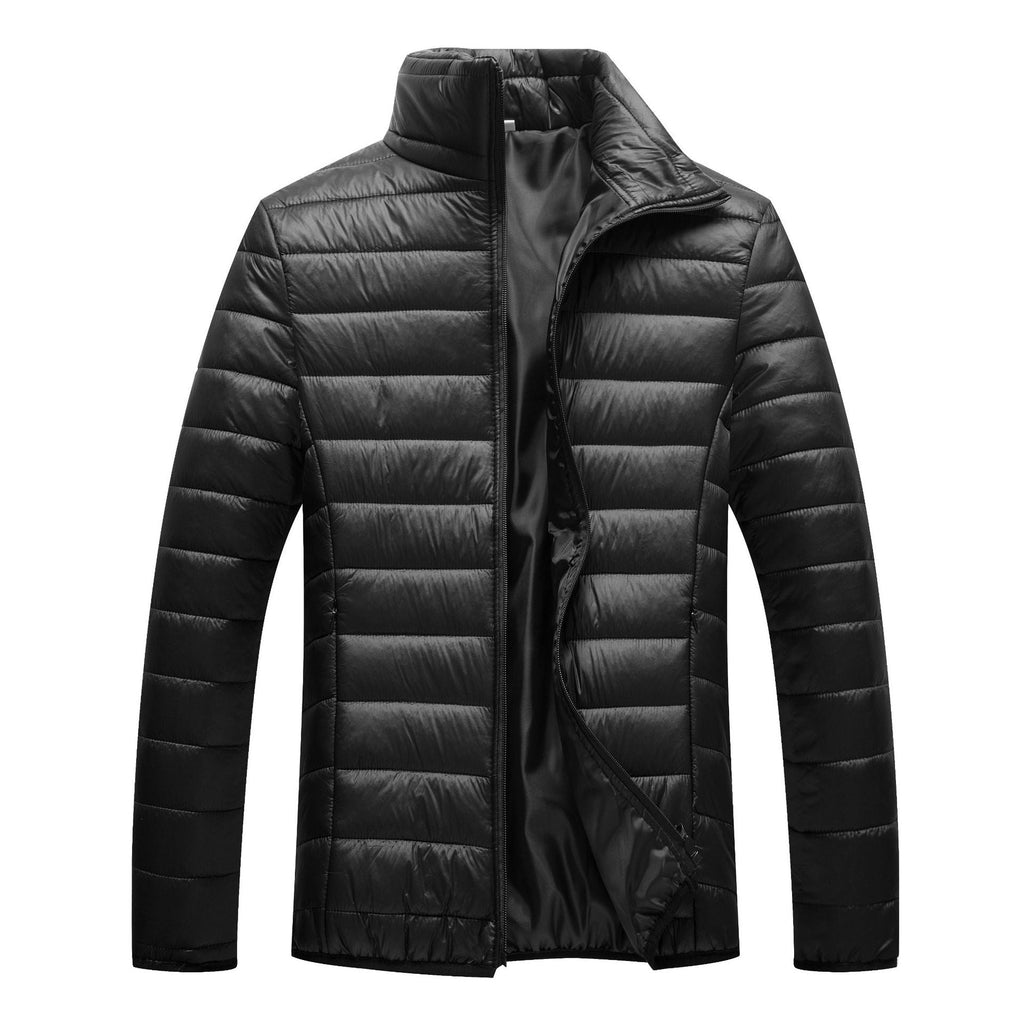 Herren Steppjacke mit hochgeschlossenem Kragen und wärmender Füllung