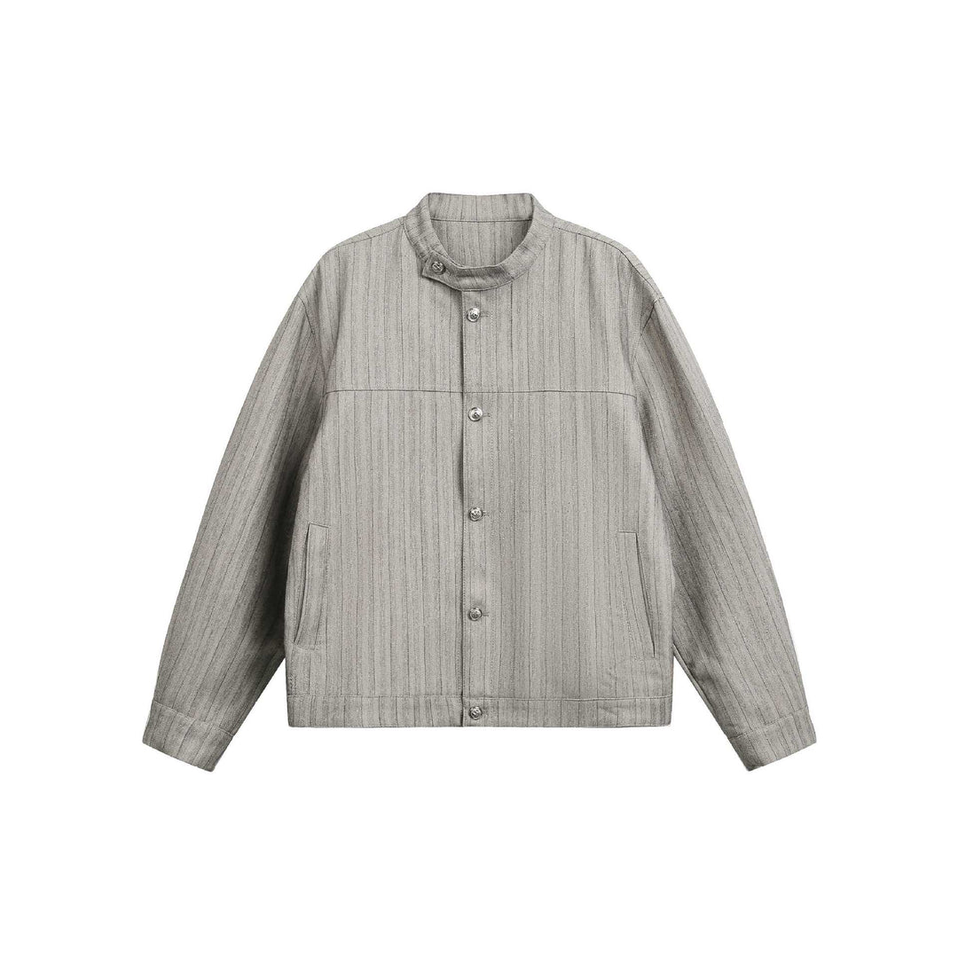 Unisex Oversize-Blouson im Workwear‑Stil mit Stehkragen und Knopfleiste Shop Nory