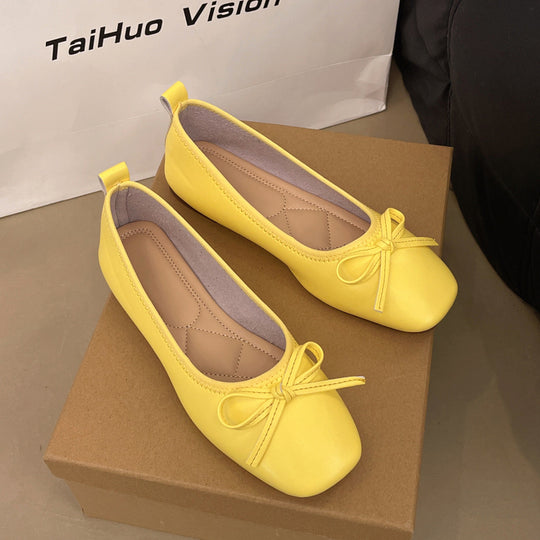 Damen Ballerinas mit süßem Schleifen-Design und komfortabler Sohle
