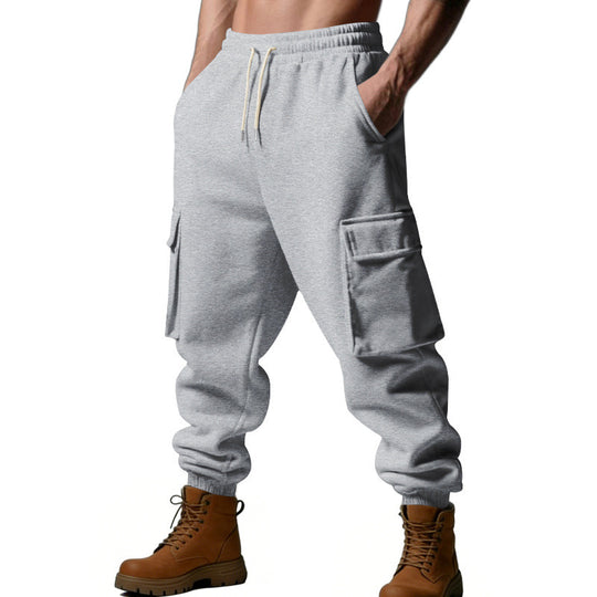 Herren Utility-Jogger mit Cargo-Taschen, Kordelzug und gerippten Bündchen Shop Nory